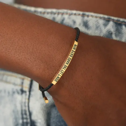 Bracelet motivant pour la confiance en soi et la force