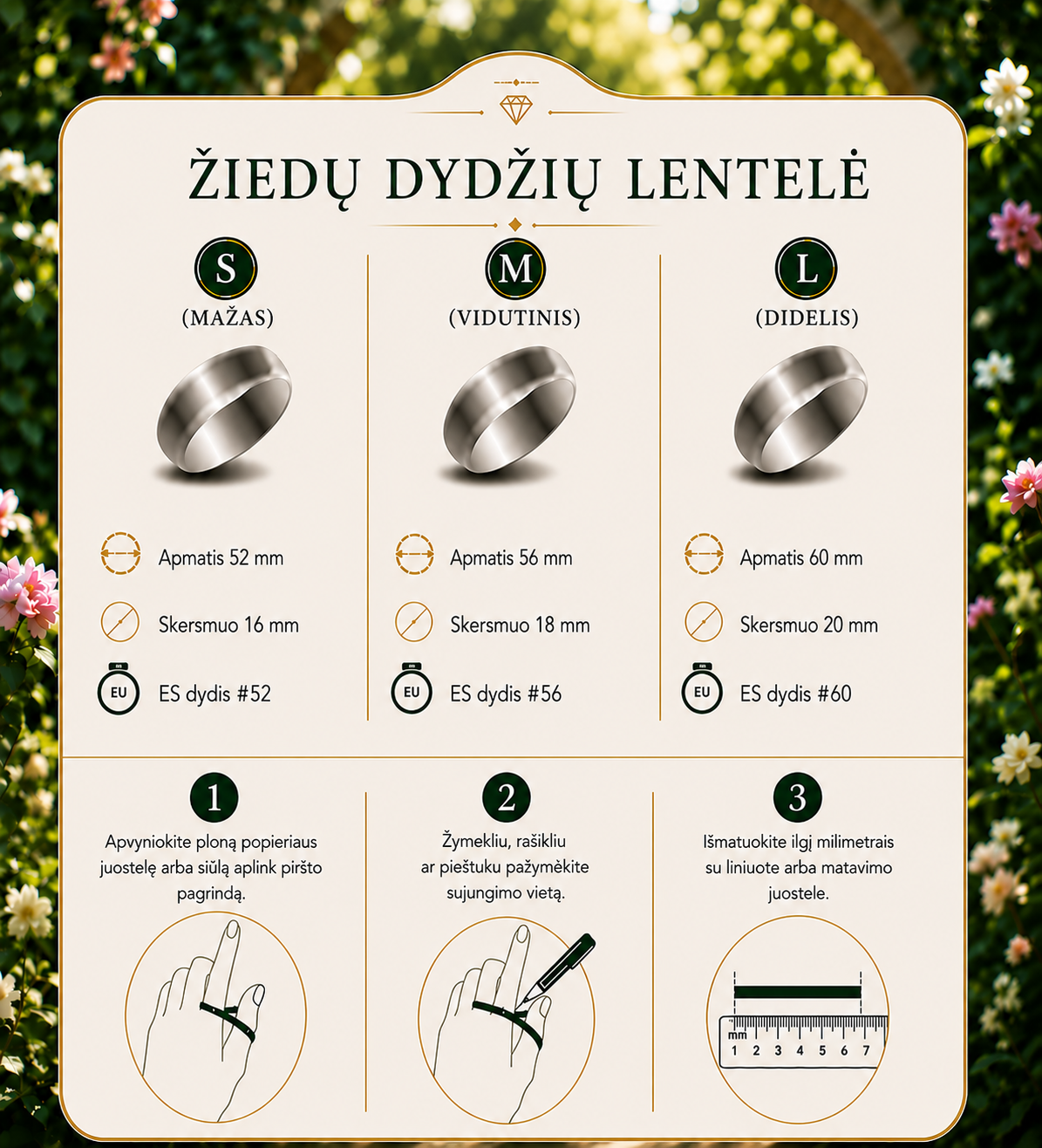 Dviejų gimimo akmenų širdies žiedas