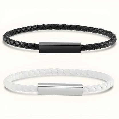 Magnetische Lederarmbänder für Paare