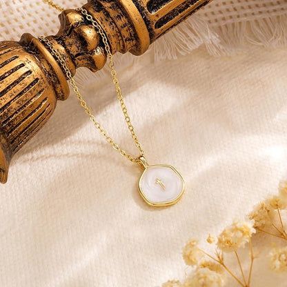 Cross Necklace for Women-Dainty Gold Plated Cross Pendant