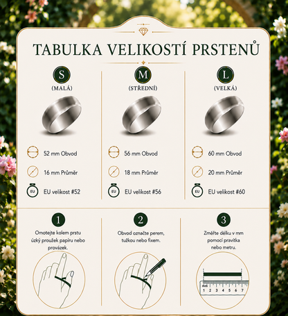 Prsten se srdcem ze dvou kamenů narození